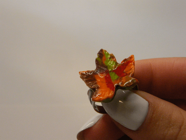 Feuille d'érable Vert/Marron/Orange/Rouge