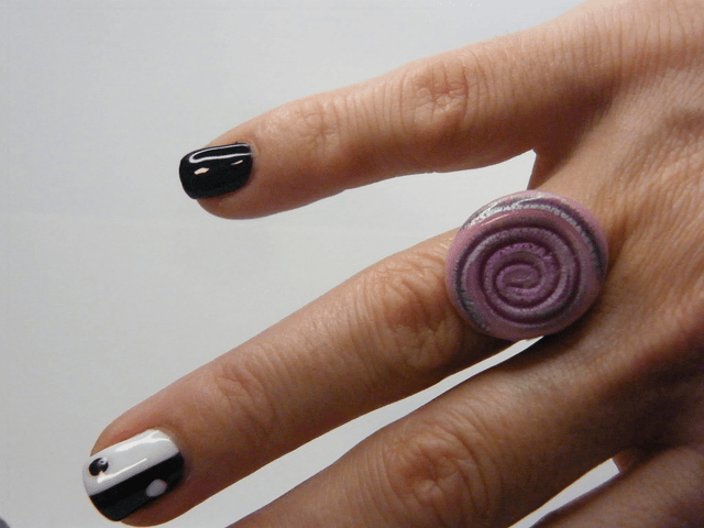 Escargot Ovale Rose