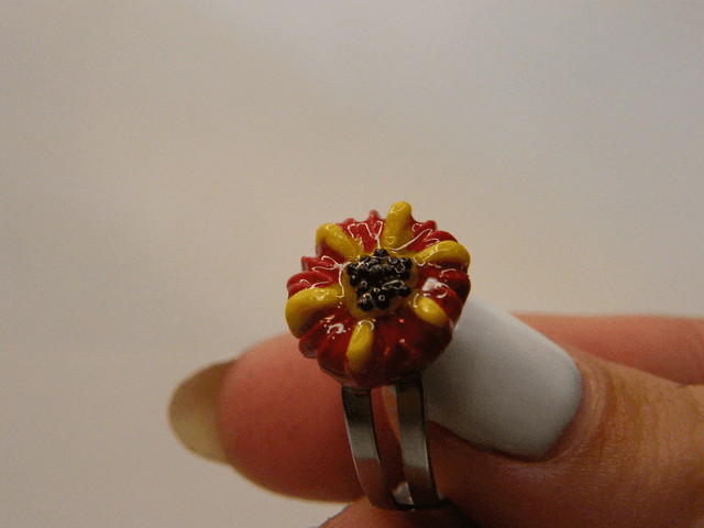 Fleur Rouge/Jaune