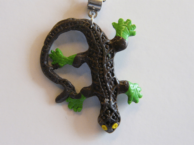 Salamandre Noir/Vert