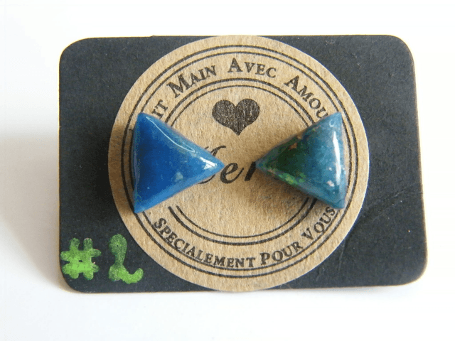 Collection Bleu/Vert Formes différentes