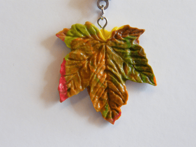 Feuille érable Marron/Orange/Rouge/Vert