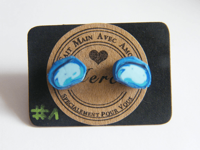 Perles Hexagonales Bleu