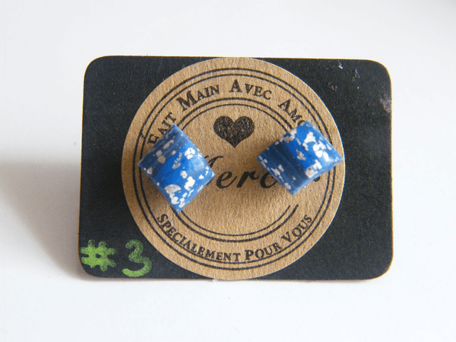 Perles Bleu et Rose/Violet