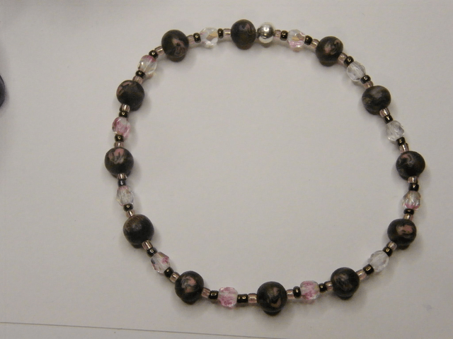 Perles Gris/Rose