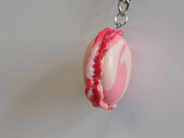 Macaron Rose/Rose Clair marbré