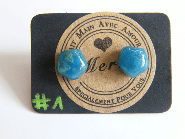 Collection Bleu/Vert Formes différentes