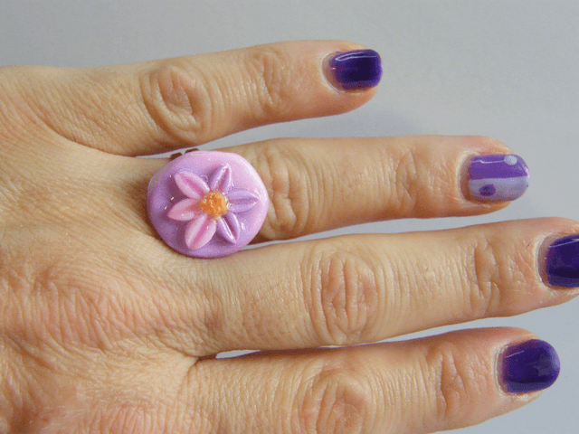 Fleur dégradé Rose/Violet