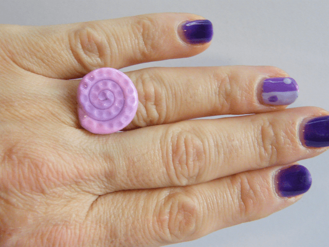 Escargot dégradé Rose/Mauve