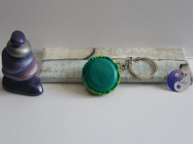 Macaron Vert foncé