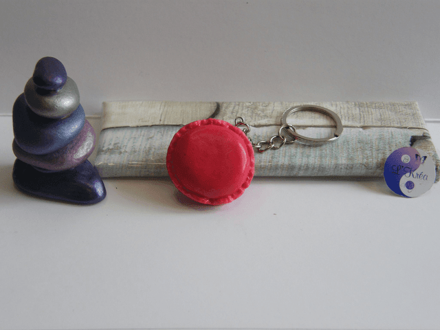 Macaron Rose foncé